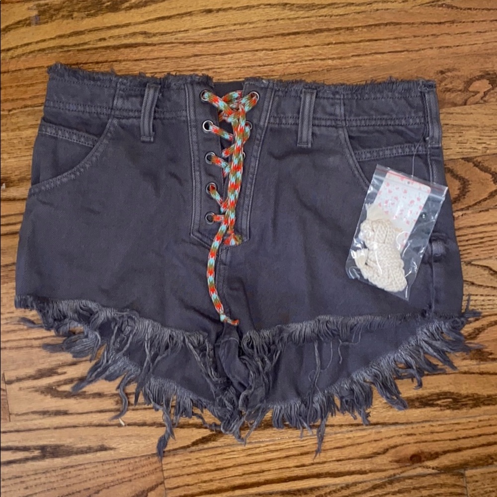 Free People Jean Shorts